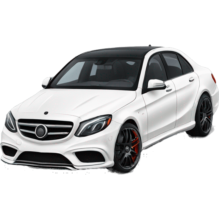 White car brabus emoji