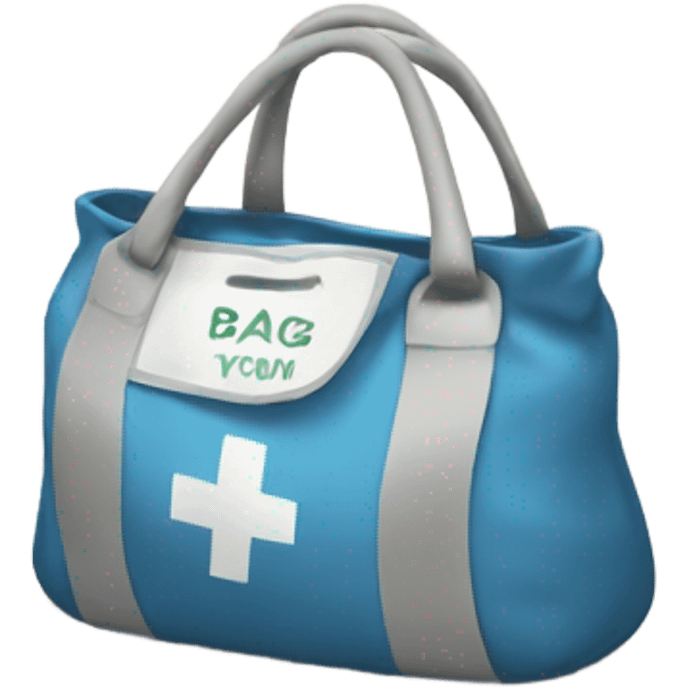 A bag for mom in the maternity hospital  emoji