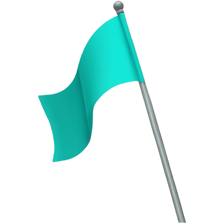 turquoise flag emoji