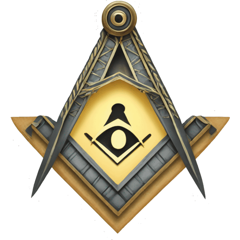 Masonic Square and Compass emoji