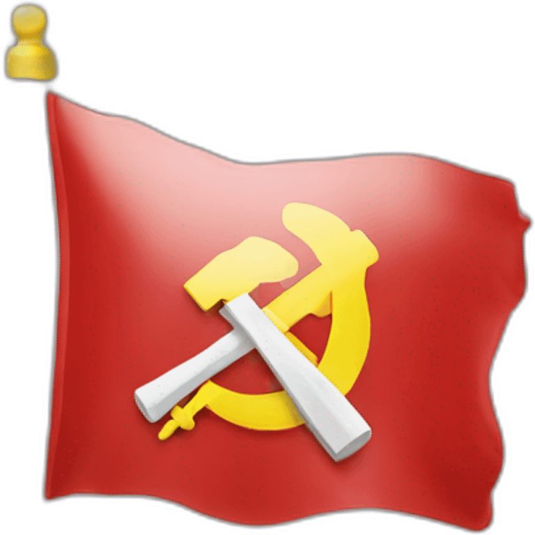 drapeau communiste emoji