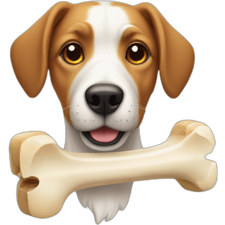 dog-holding-bone emoji