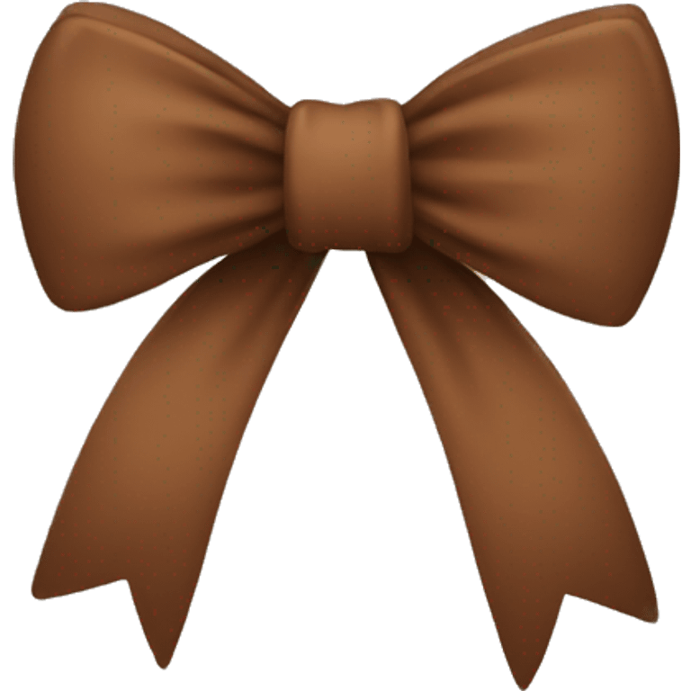 Brown bow emoji