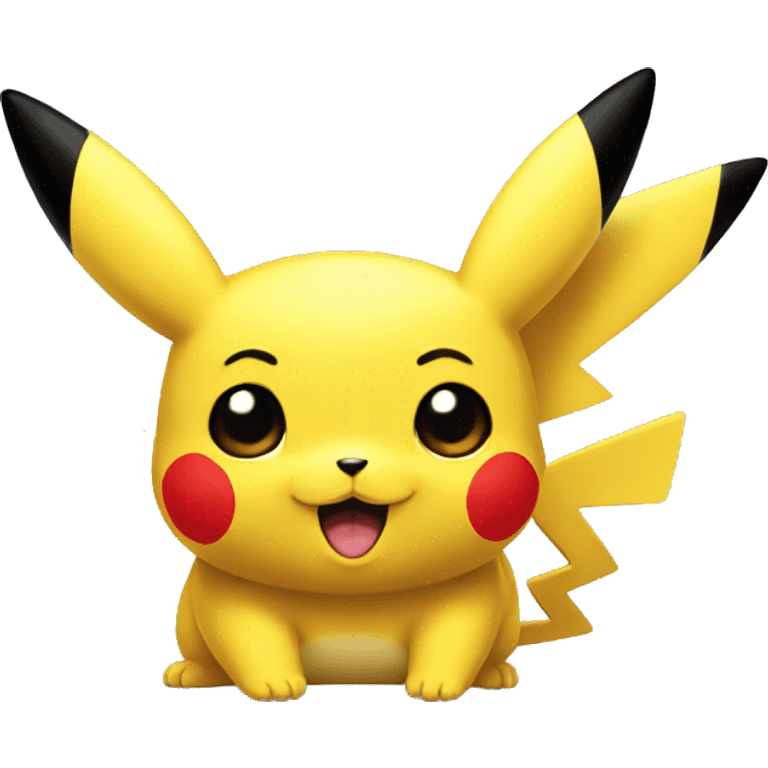 Pikachu working emoji