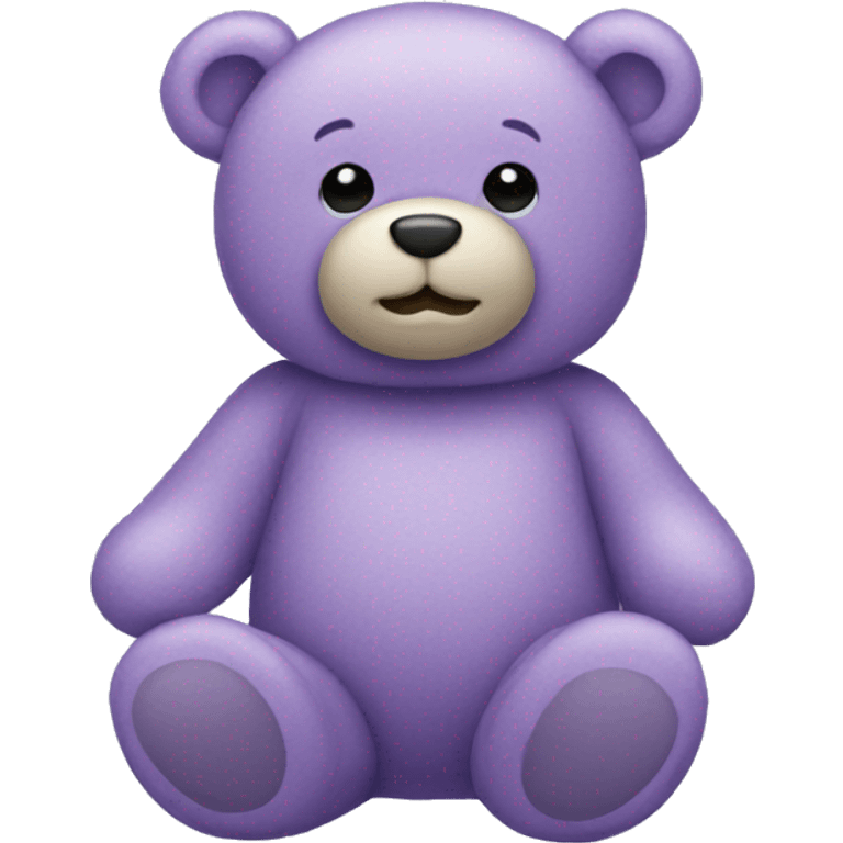 Lavender teddy bear  emoji