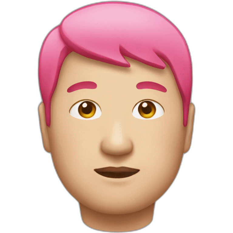 pinkhair-fat-japanese-man-pinkredspectacle emoji