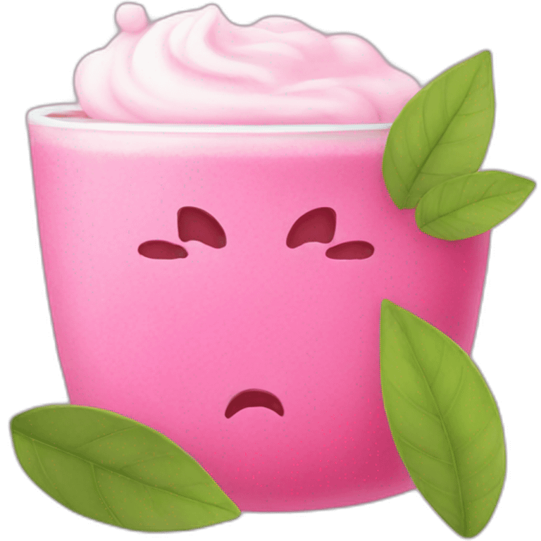 Pink matcha  emoji