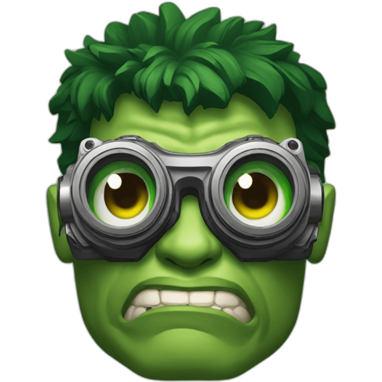 hulk with camera goggles emoji