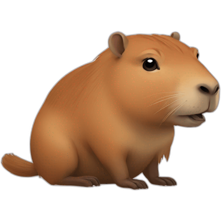 Capybara emoji