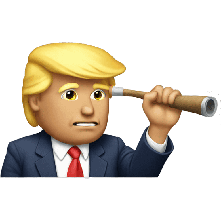 Donald trump tomando mate emoji