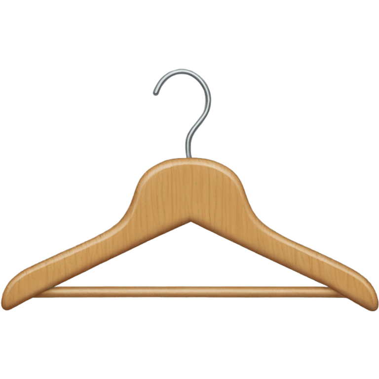 wooden clothing hanger  emoji