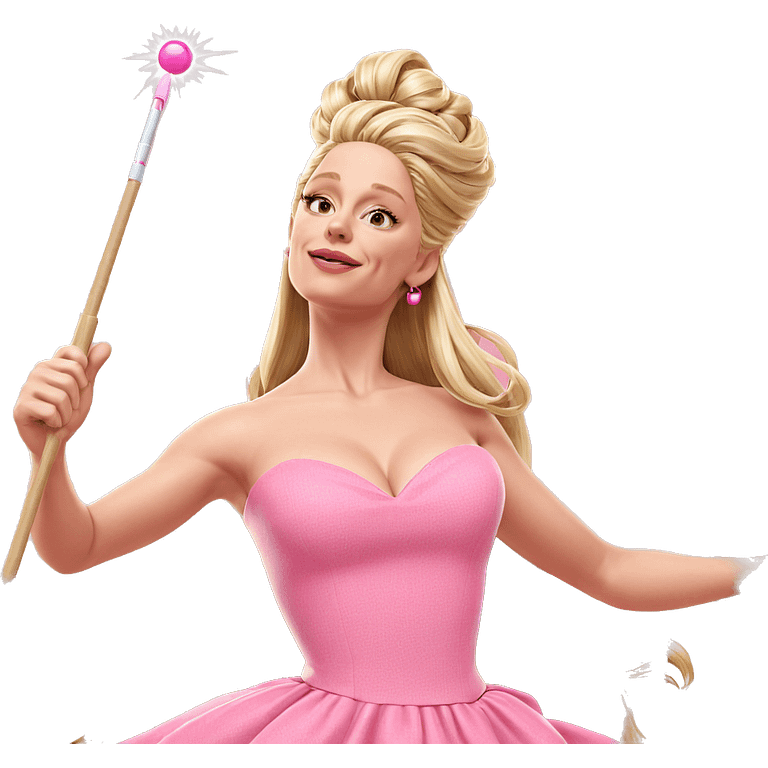 blonde girl in pink dress emoji