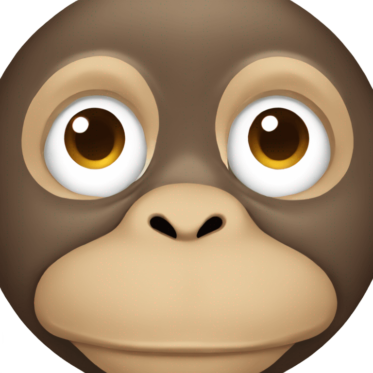 Monkey kissing emoji