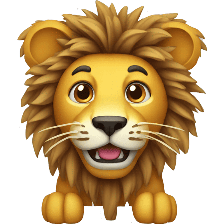 Piñata lion emoji