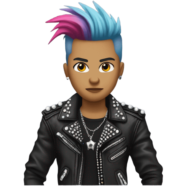 punk rocker emoji