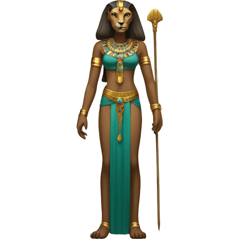 Sekhmet goddess full body emoji