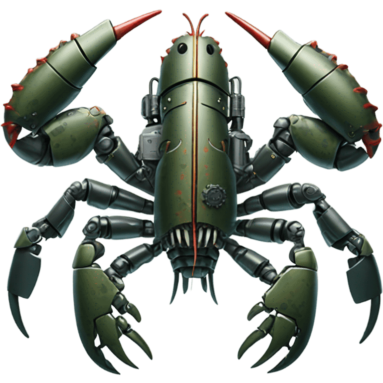 military alien lobster  emoji