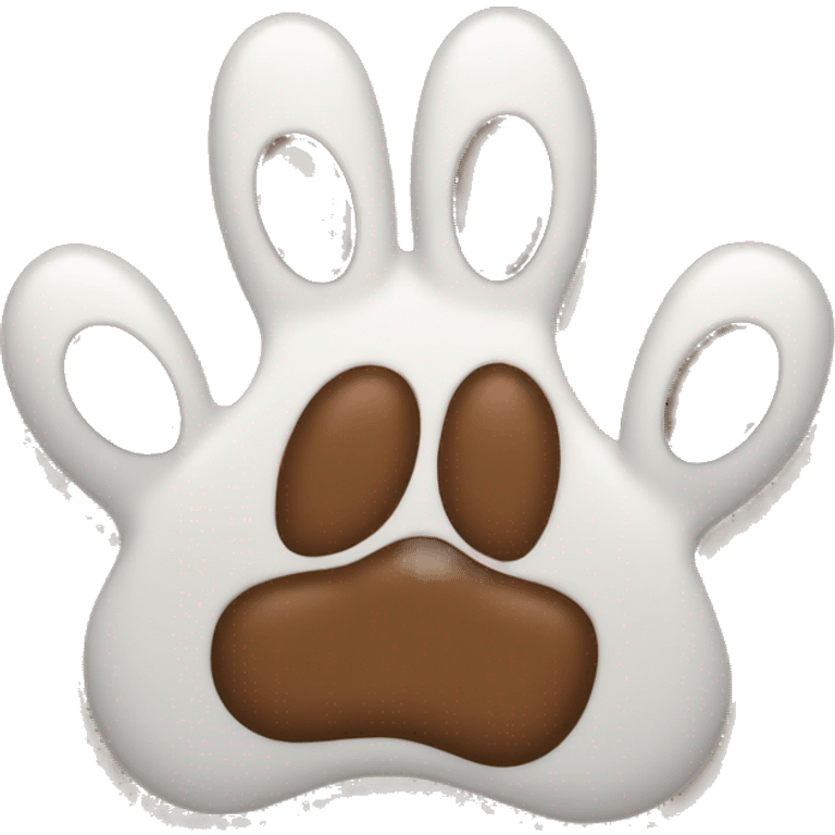 Paw of a dog emoji