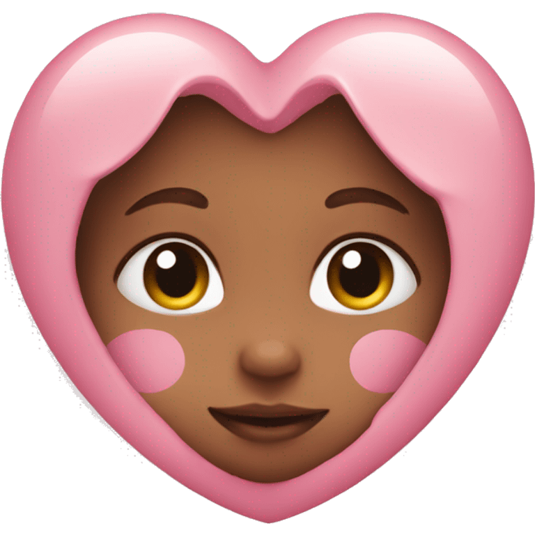 Baby pink Heart emoji