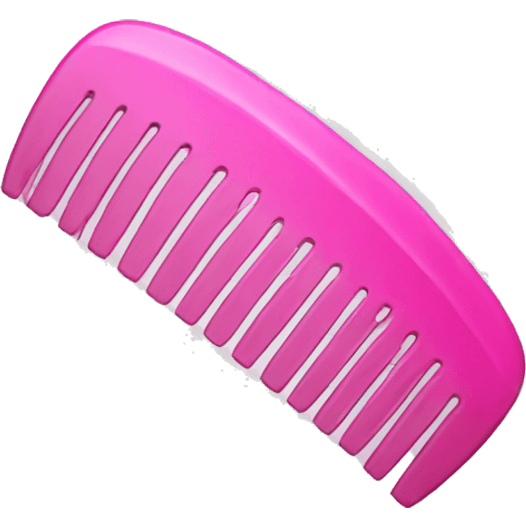 Pink comb emoji