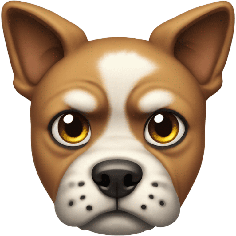 Angry dog emoji