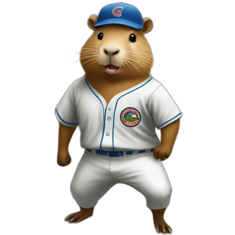 capybara playing baseball emoji