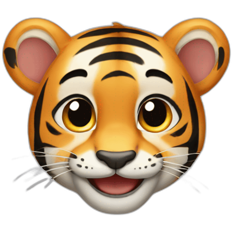 tiger cub smiling emoji