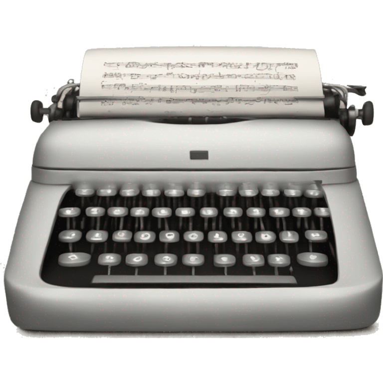 typewriter music emoji