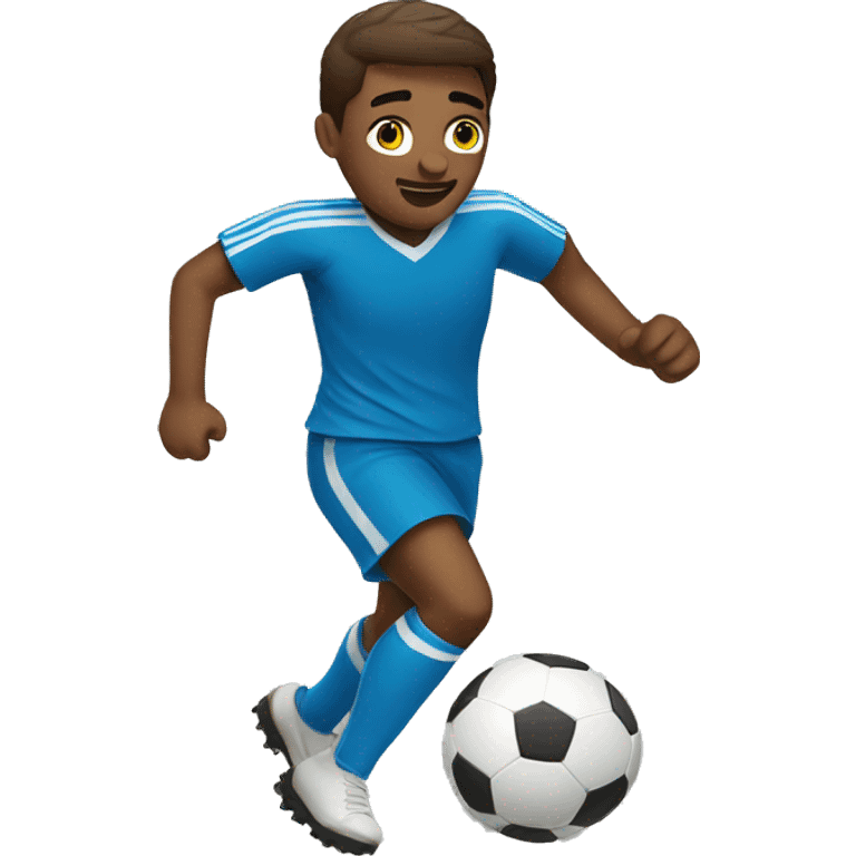 guy playing soccer emoji