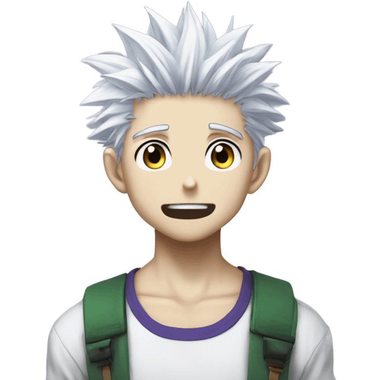 Killua from hunter x hunter emoji