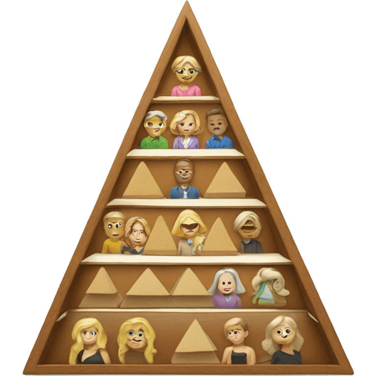 Maslow's pyramid of needs emoji