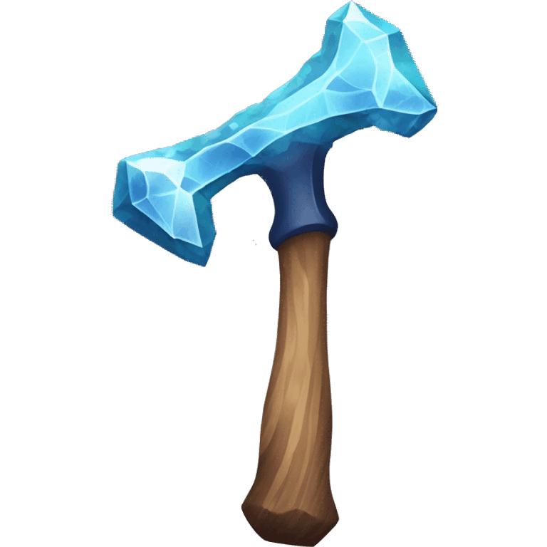 crystal geode hammer emoji