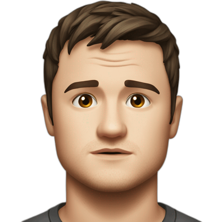 Josh Hutcherson serious emoji