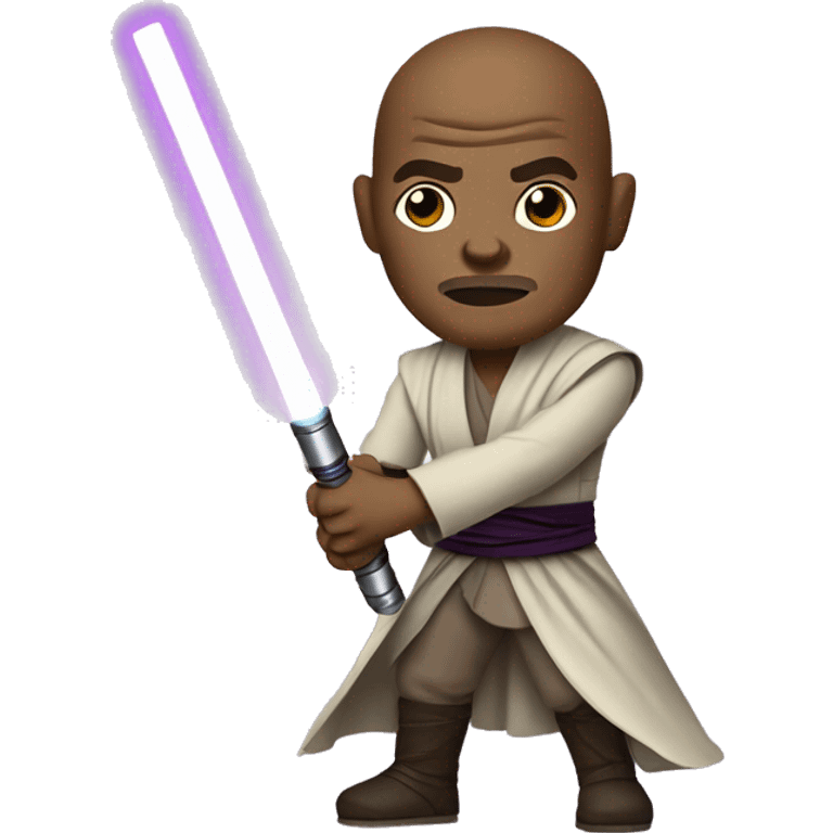 mace windu with purple light saber emoji