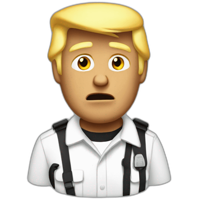 donald-trump-arrested emoji