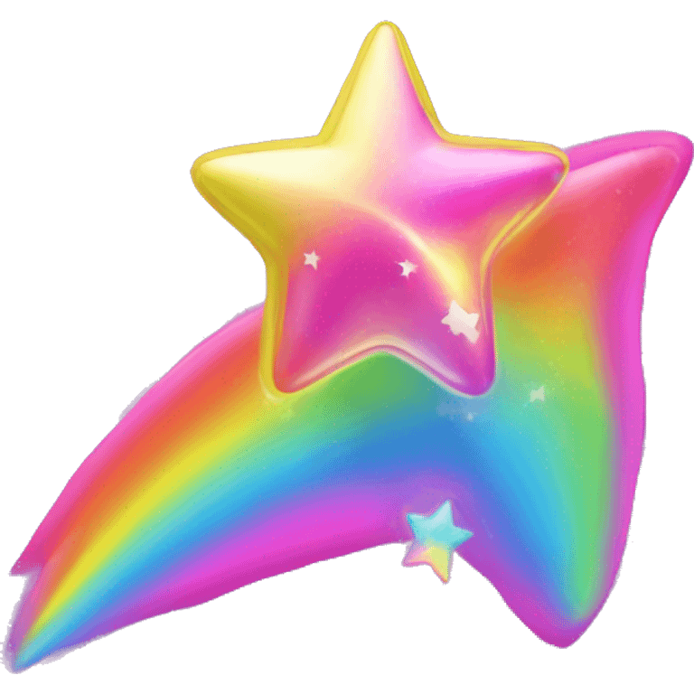 lisa frank shooting star emoji