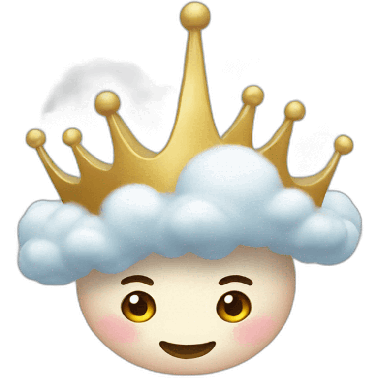 cloud crown emoji