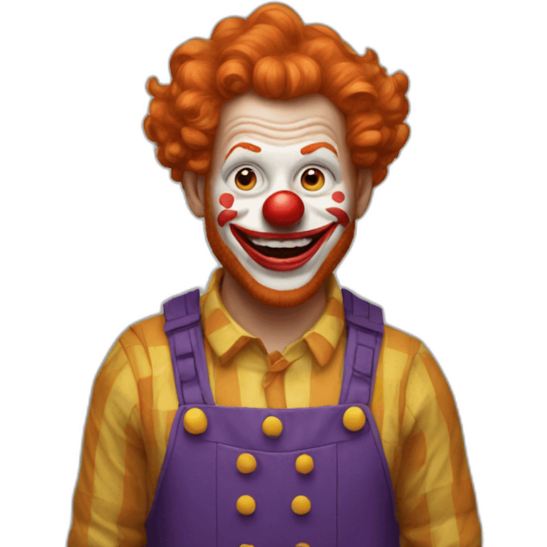 ginger clown emoji