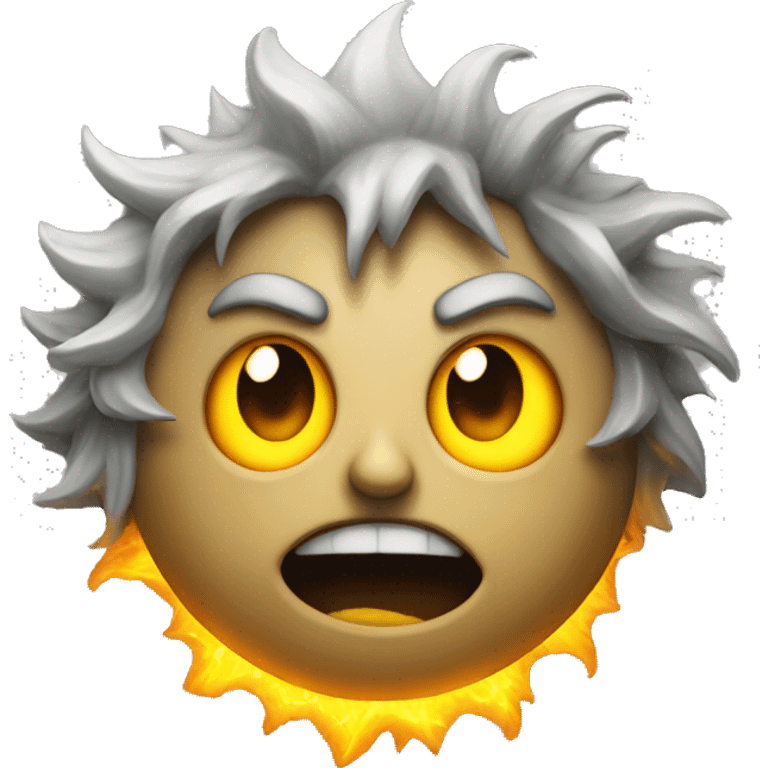 Mad sun  emoji