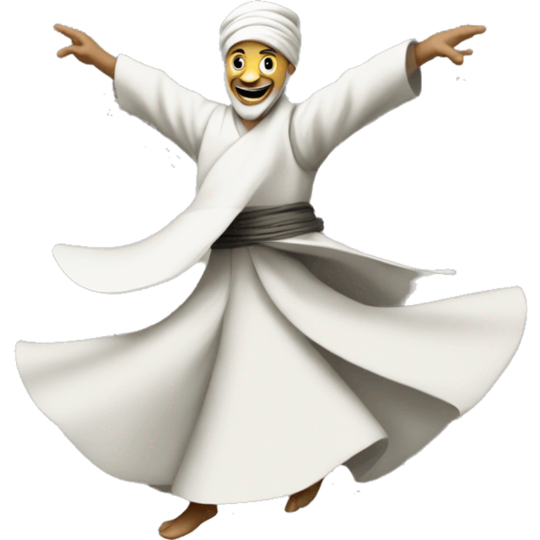 A whirling dervish emoji