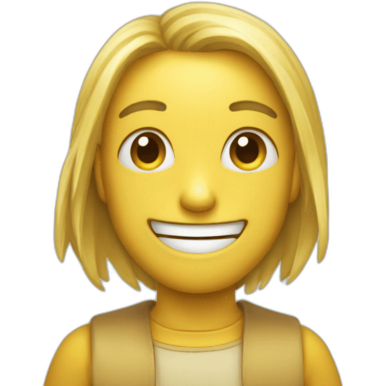 Smiley timide emoji