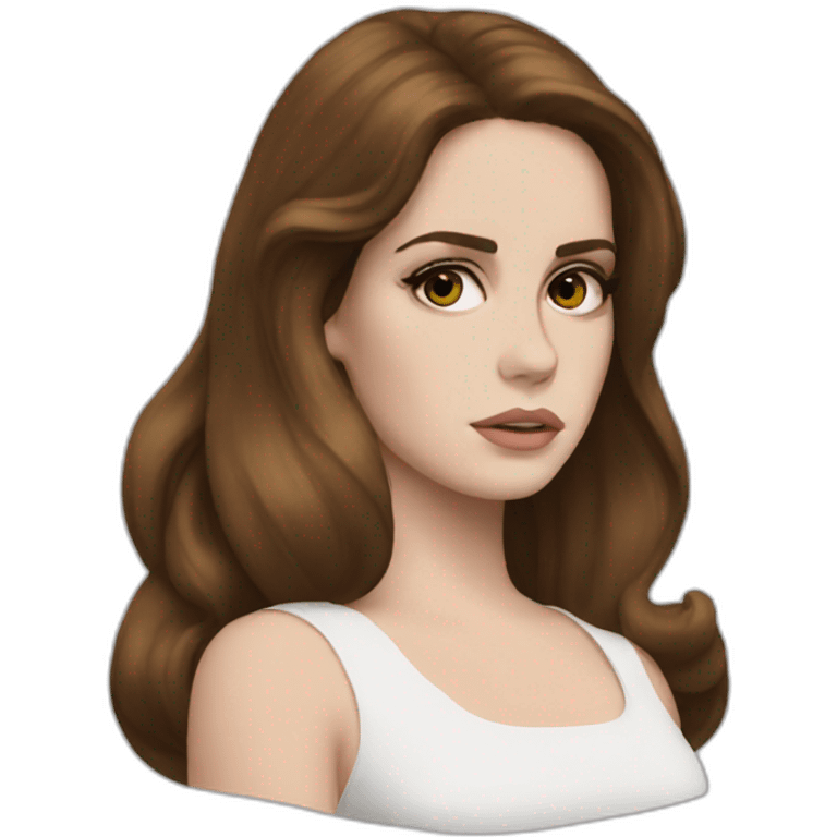 Lana del Rey sad emoji