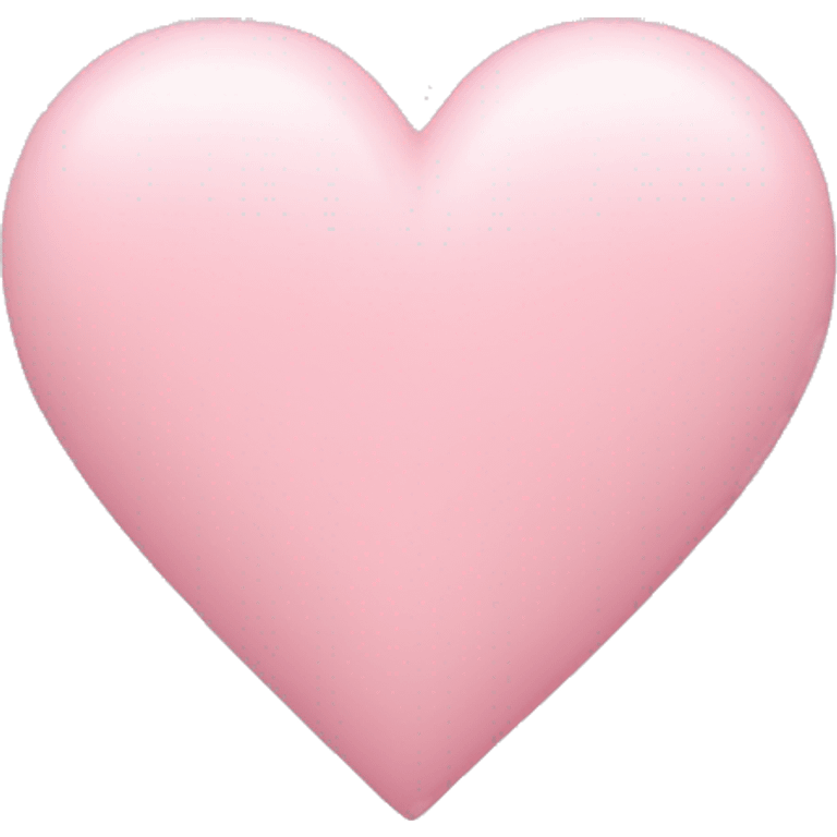 Pastel pink heart  emoji