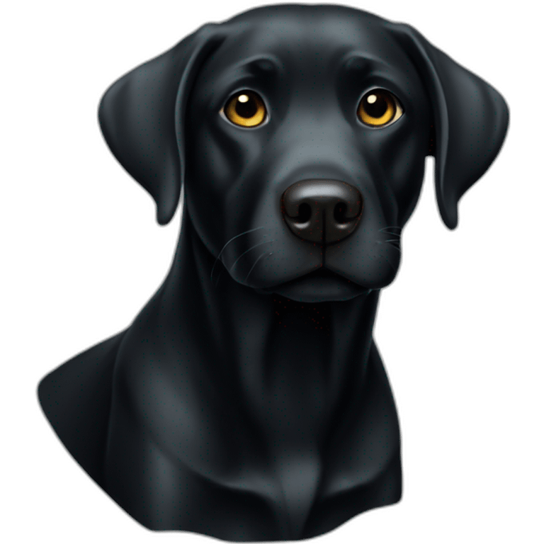 Labrador-noir-diving emoji