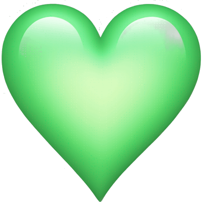 light green heart emoji