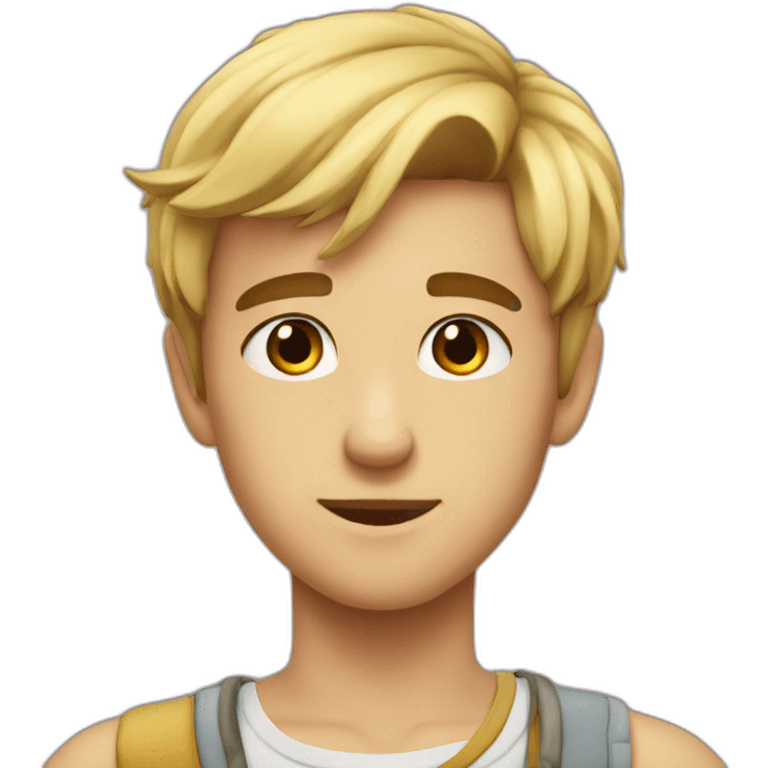 Adolescent trop beau emoji