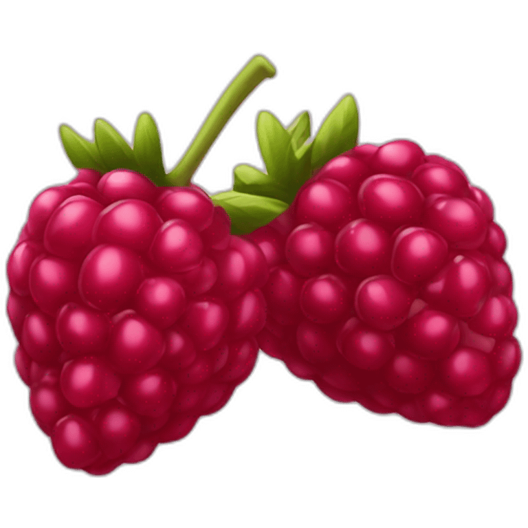 Fraise framboise cassis emoji