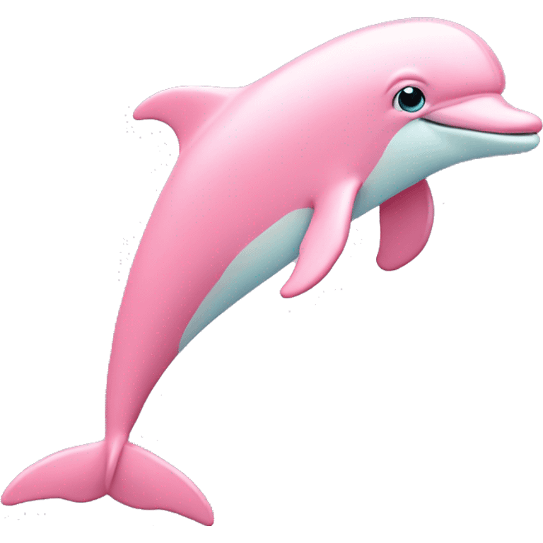 Pastel-pink-colors-dolphin emoji