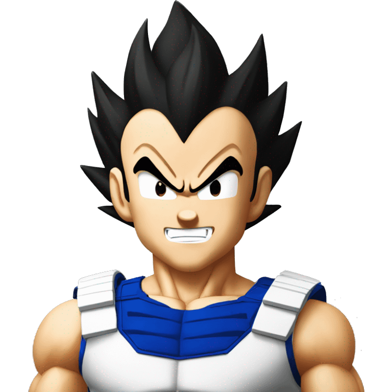 Vegeta from dragon ball emoji