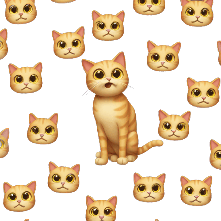 stupid cat emoji